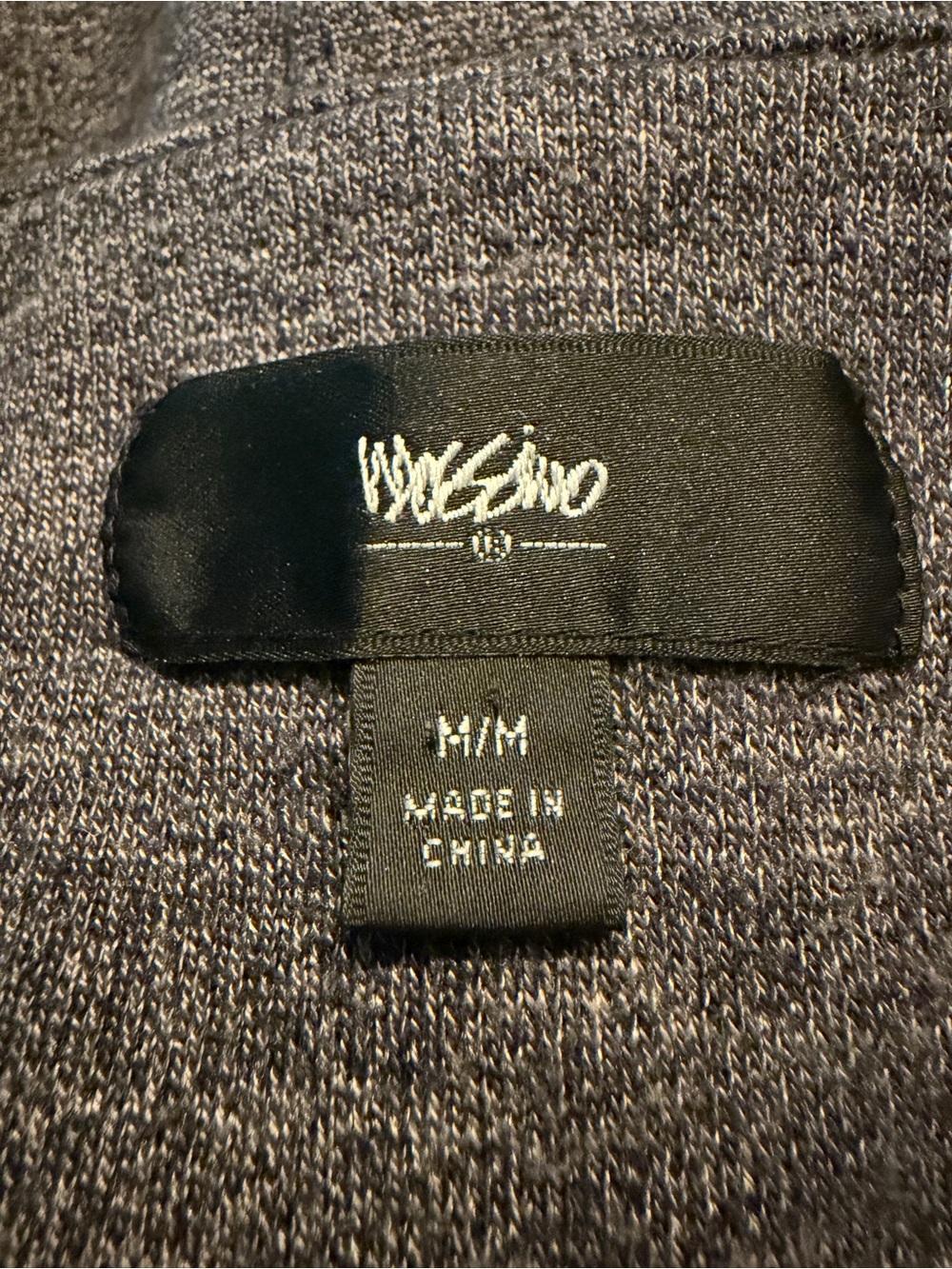Mossimo Charcoal Zip-Peplum Blazer Jacket - Picture 5 of 6